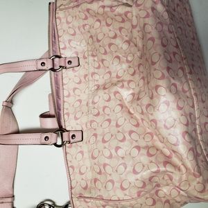 Coach Bags - Pink Coach diaper bag Coach Bags - Pink Coach diaper bag